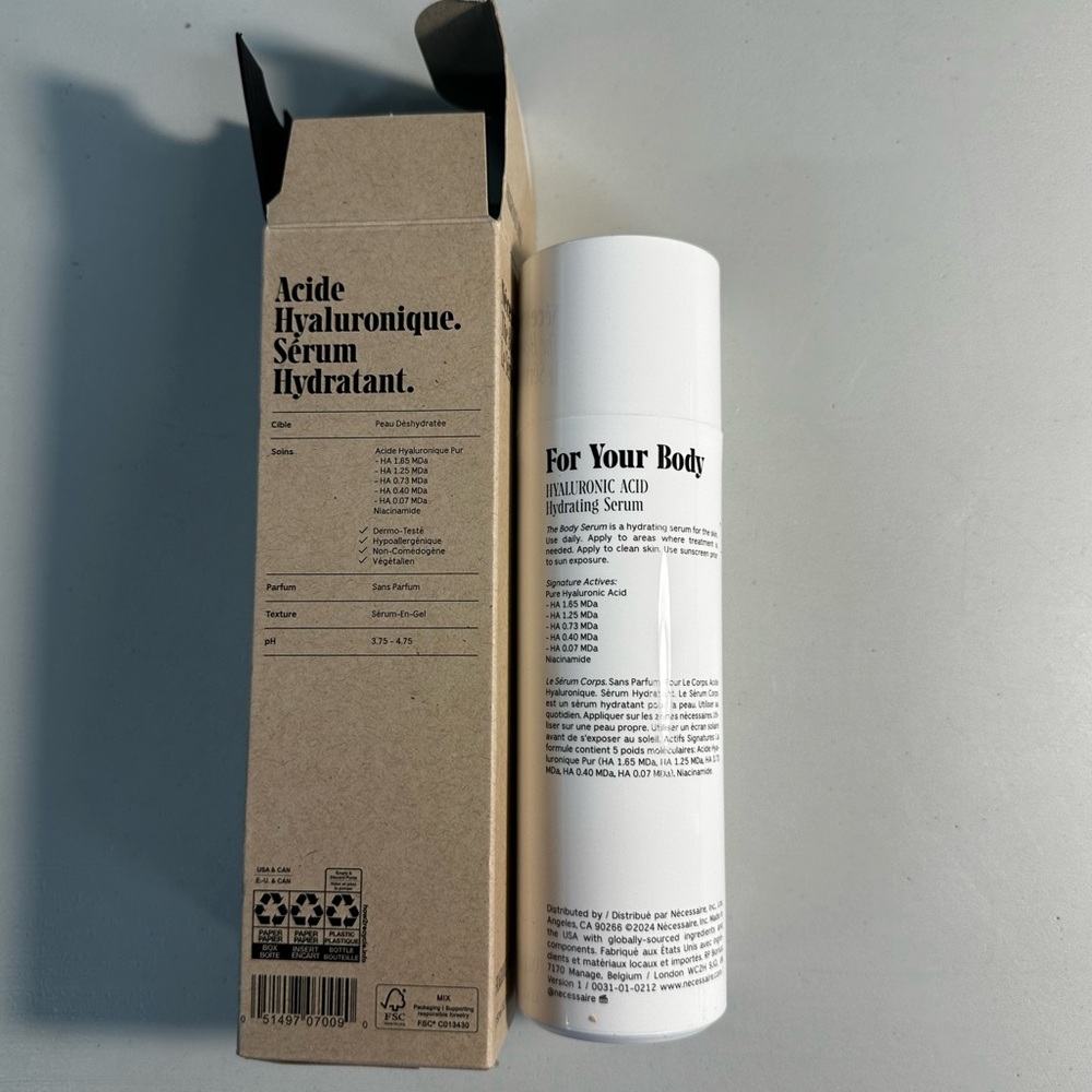 Nécessaire Fragrance-Free The Body Serum - White